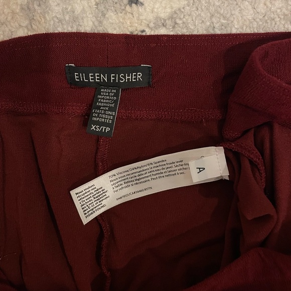 Eileen Fisher Washable Stretch Crepe Pant - Picture 3 of 7